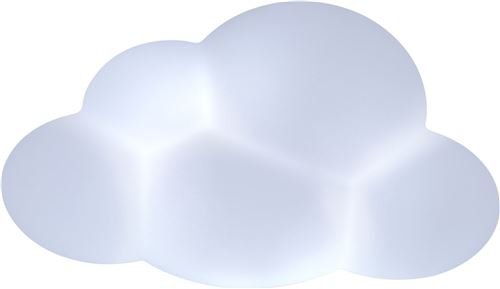 Enceinte lumineuse sans fil Bluetooth Bigben Lumin'us Nuage Blanc État correct Bigben Interactive reconditionné disponible sur Fnac
