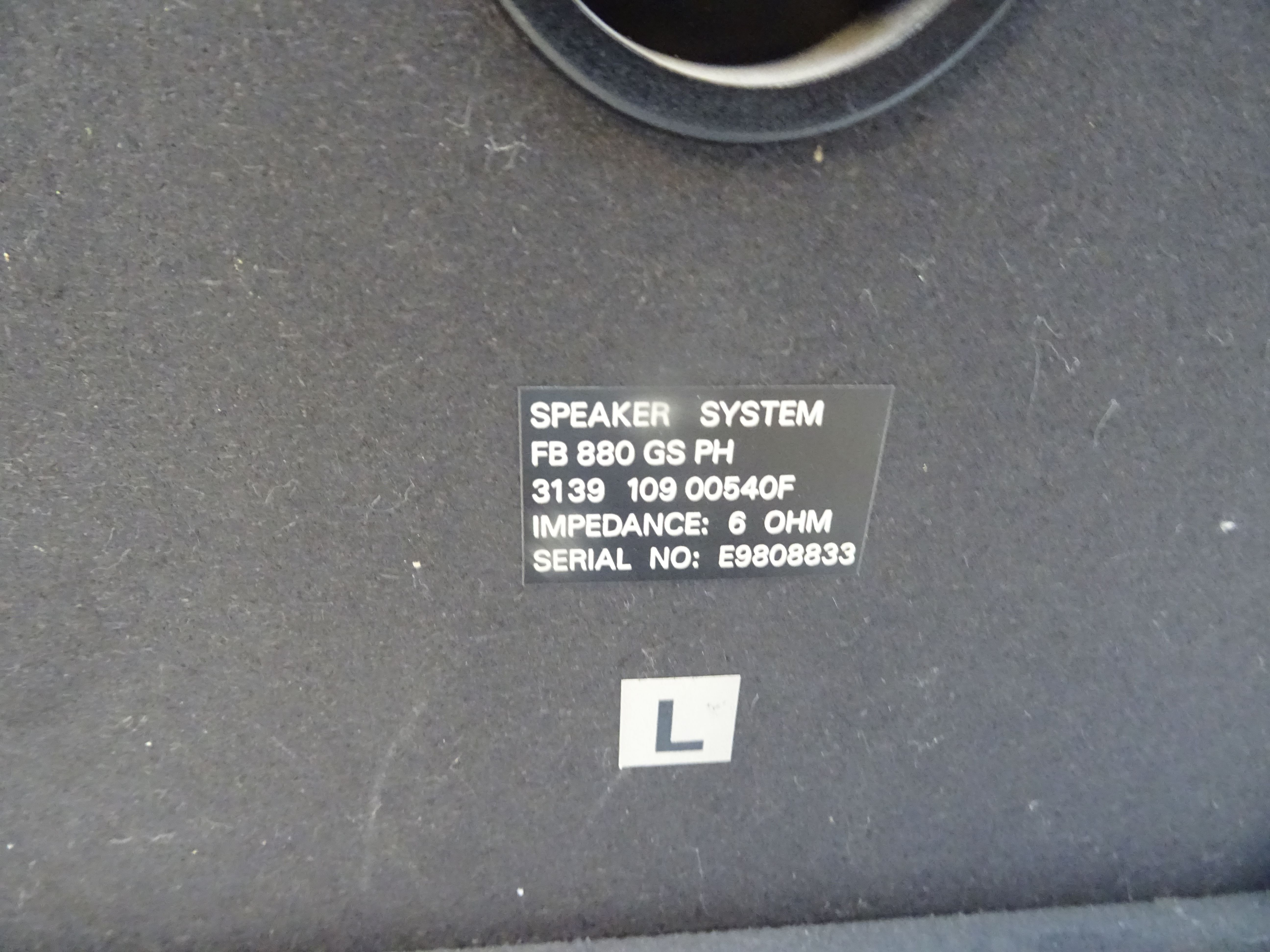 Voir photo 5 de Enceinte Philips FB 880 GS décors bois. Enceinte Philips FB 880 GS décors bois. Très bon état reconditionné photo 5