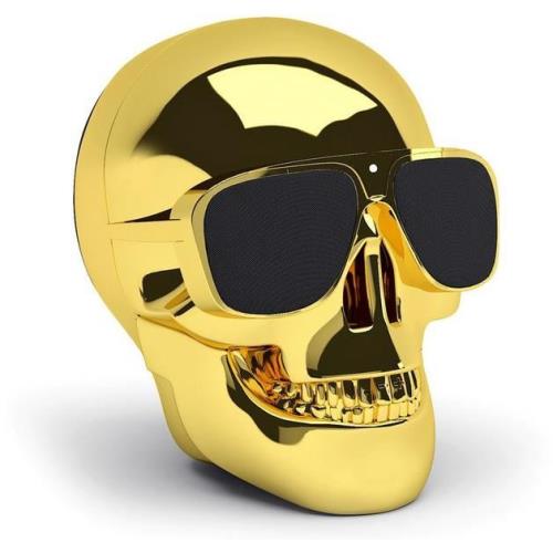 Enceinte portable Jarre Tête de mort Chrome doré État correct reconditionné disponible sur Fnac