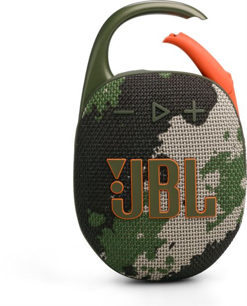 Enceinte sans fil portable JBL Clip 5 Bluetooth Squad État correct JBL reconditionné disponible sur Fnac