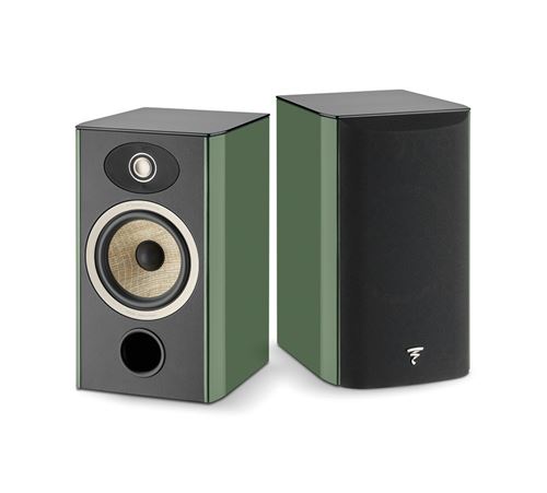 Enceintes bibliothèques Focal Aria Evo X N°1 Moss Green vendues par paire État correct Focal reconditionné disponible sur Fnac