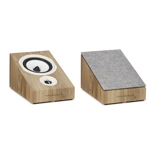 Enceintes d'effet Dolby Atmos Triangle Borea BRA1 Chêne Clair Vendues à la paire État correct reconditionné disponible sur Fnac
