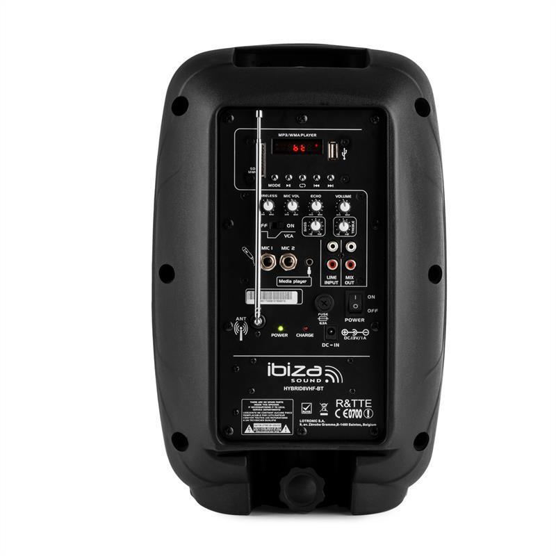 Voir photo 4 de Enceintes sono Ibiza Sound HYBRID8VHF-BT | Dero Enceintes sono Ibiza Sound HYBRID8VHF-BT Reconditionné Ibiza Sound reconditionné photo 4 | Dero