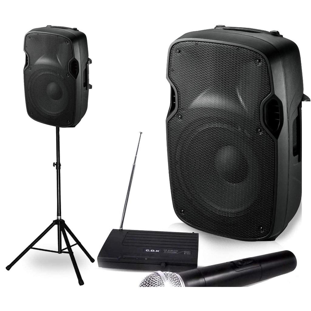 Voir photo 3 de Enceintes sono Ibiza Sound Pack sono portable Enceinte amplifiée 300W, Micro | Dero Enceintes sono Ibiza Sound Pack sono portable Enceinte amplifiée 300W, Micro Reconditionné Ibiza Sound reconditionné photo 3 | Dero
