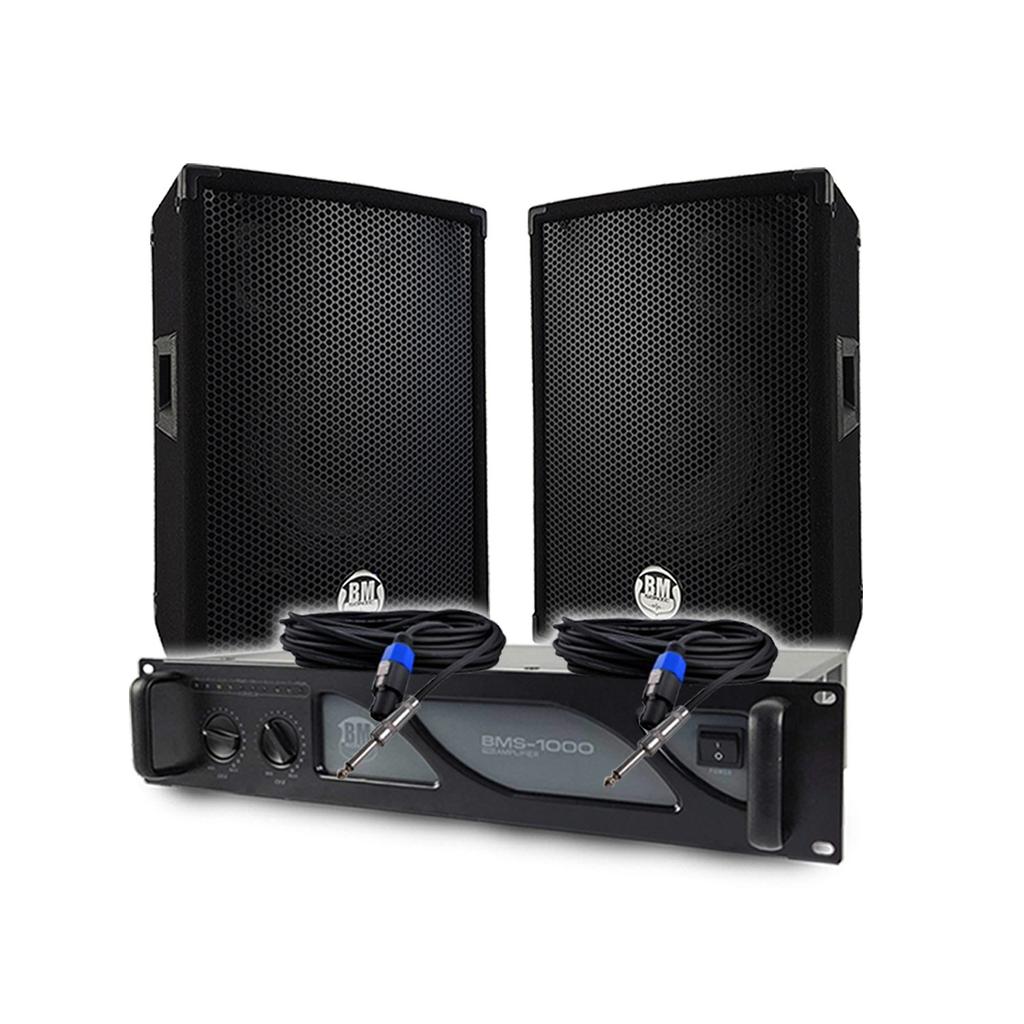 Enceintes sono Pack Sono DJ BM SONIC Amplificateur BMS1000 1000W, Paire d'Enceintes Passives BMS08 2x300W, Câbles, Sonorisation PRO Reconditionné - 224,99 € Enceintes sono Pack Sono DJ BM SONIC Amplificateur BMS1000 1000W, Paire d'Enceintes Passives BMS08 2x300W, Câbles, Sonorisation PRO Reconditionné N/A reconditionné disponible sur Backmarket