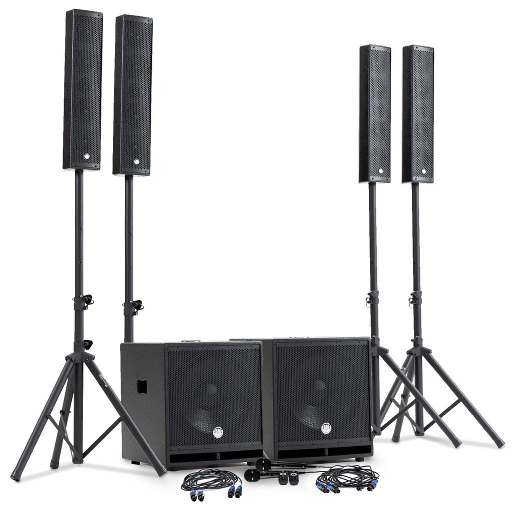 Enceintes sono Système Sonorisation Complet 2400W DJ BM SONIC, 4 Enceintes satellites, 2x Méga SUB 38cm USB/Bluetooth, Supports Câbles, Micros Reconditionné - 839,99 € Enceintes sono Système Sonorisation Complet 2400W DJ BM SONIC, 4 Enceintes satellites, 2x Méga SUB 38cm USB/Bluetooth, Supports Câbles, Micros Reconditionné N/A reconditionné disponible sur Backmarket