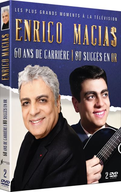 Acheter Enrico Macias 60 ans de carrière, 80 succès en or DVD État correct - 27,22 € Enrico Macias 60 ans de carrière, 80 succès en or DVD État correct reconditionné disponible sur Fnac