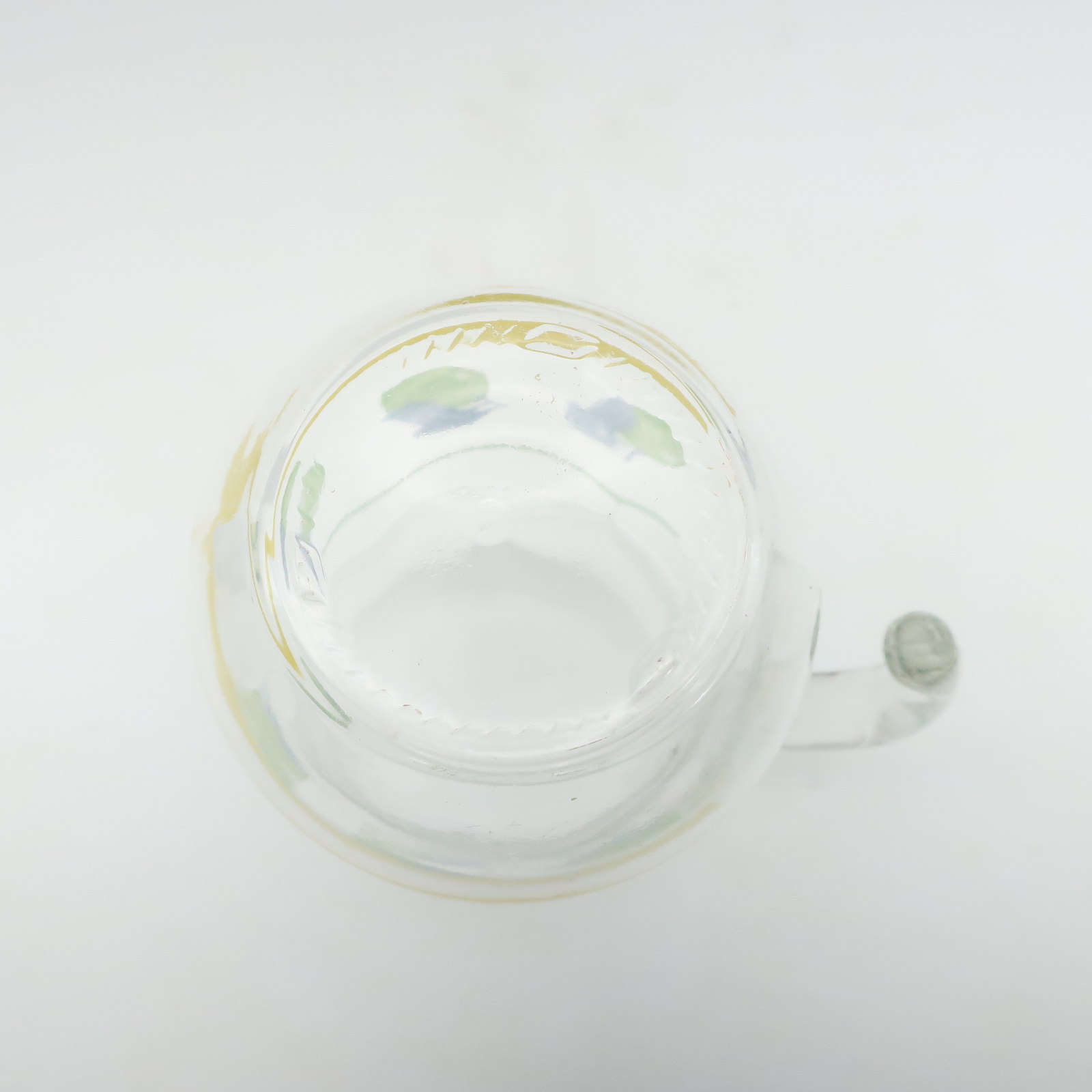 Voir photo 5 de Ensemble 6 Pieces en verre à motif " Citron Vert " Ensemble 6 Pieces en verre à motif " Citron Vert " Bon état reconditionné photo 5