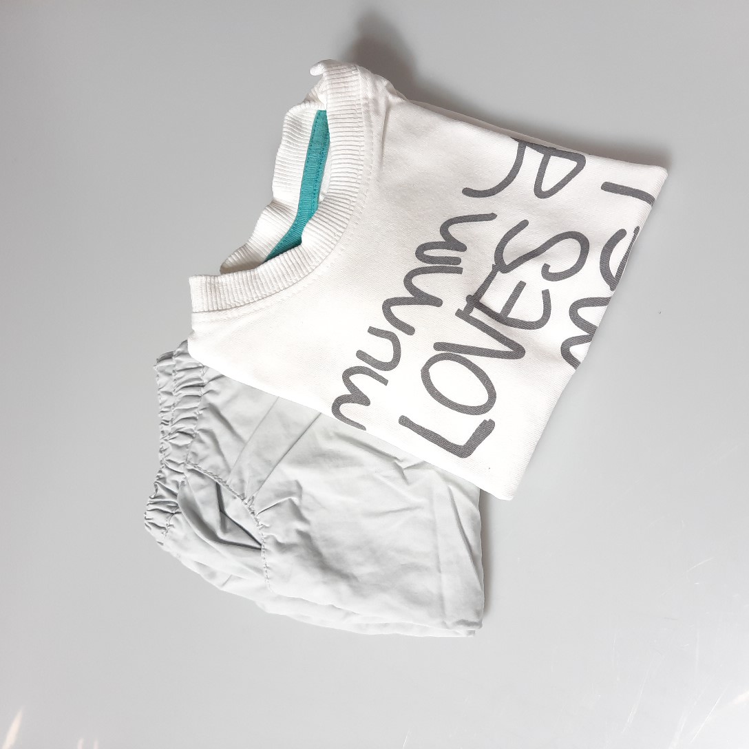 Ensemble bébé 3 mois coton T shirt Lara Baby et pantalon Bout'chou Très bon état - 10,00 € Ensemble bébé 3 mois coton T shirt Lara Baby et pantalon Bout'chou Très bon état reconditionné disponible sur Label Emmaüs
