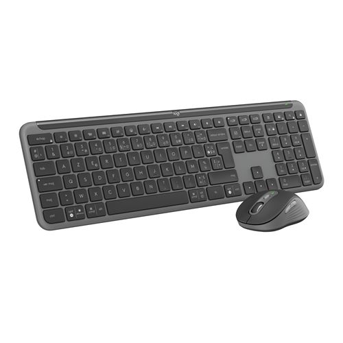 Ensemble clavier Azerty et souris sans fil Logitech MK950 Signature Slim Graphite État correct Logitech reconditionné disponible sur Fnac