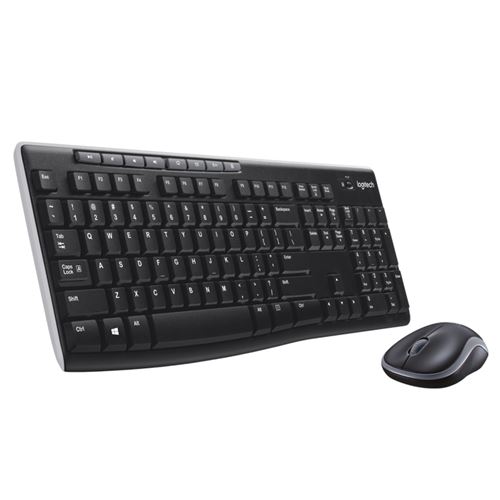 Ensemble clavier et souris sans fil Logitech MK270 noir État correct reconditionné disponible sur Fnac