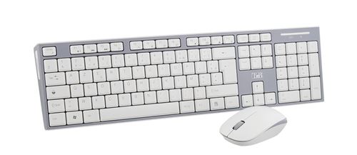 Ensemble clavier et souris sans fil T'nB Classy Gris et Blanc État correct N/A reconditionné disponible sur Fnac