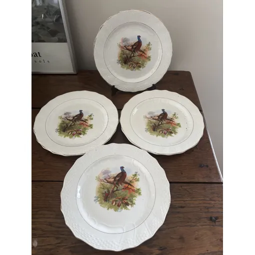 Ensemble De 4 Assiettes À Dessert Faisans Moulin Des Loups Bon état reconditionné disponible sur Rakuten