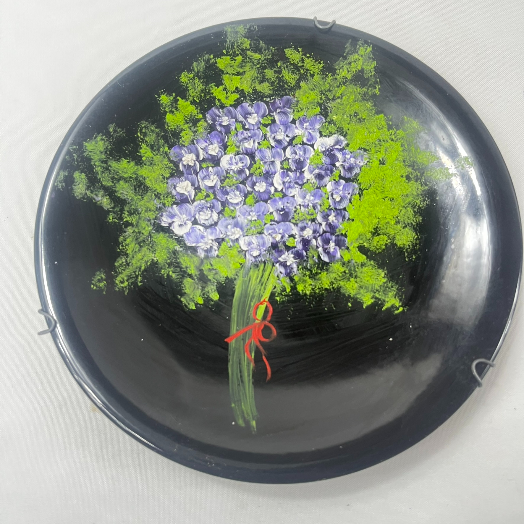 Voir photo 4 de Ensemble de décoration murale peinte à la main une assiette de 22 cm de diamètre et 2 cadres (16*12 et 16*13) Ensemble de décoration murale peinte à la main une assiette de 22 cm de diamètre et 2 cadres (16*12 et 16*13) Très bon état reconditionné photo 4