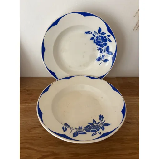 Ensemble De Deux Assiettes Creuses Anciennes Digoin Et Sarreguemines Corsica Bon état reconditionné disponible sur Rakuten