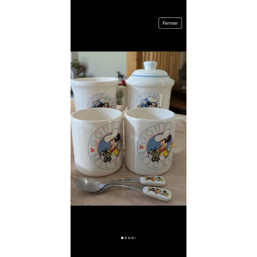 Ensemble Disney Gourmet Petit Déjeuner Bon état - 30,00 € Ensemble Disney Gourmet Petit Déjeuner Bon état reconditionné disponible sur Rakuten