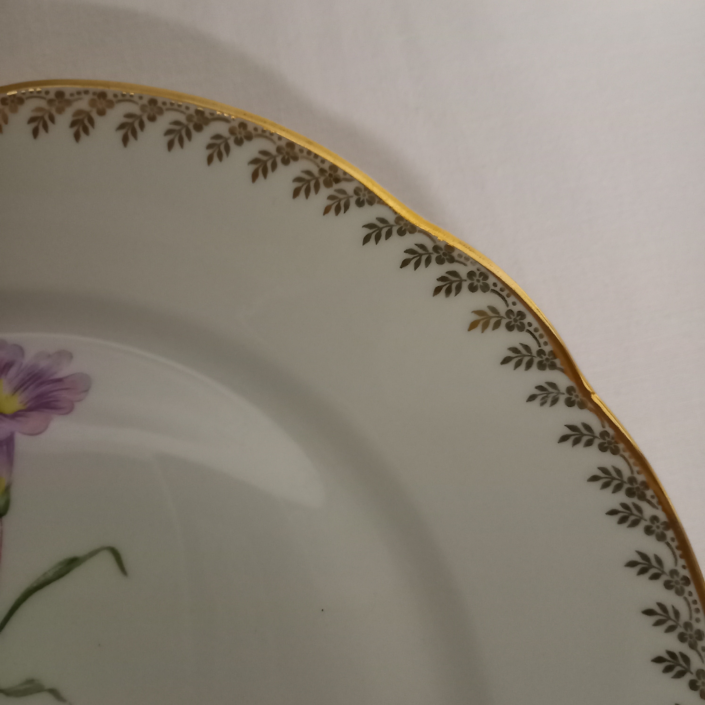 Voir photo 17 de Ensemble Porcelaine FD veritable porcelaine. Composéde : 18 Assiettes plates ; 10 Assiettes creuses ; 1 saucière ; 1 soupière ; et 1 saladier. Ensemble Porcelaine FD veritable porcelaine. Composéde : 18 Assiettes plates ; 10 Assiettes creuses ; 1 saucière ; 1 soupière ; et 1 saladier. Bon état reconditionné photo 17