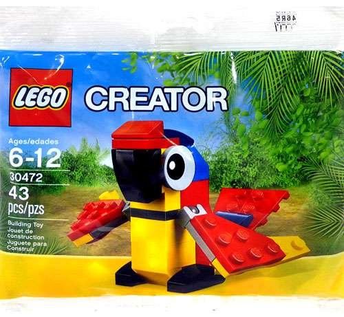 Ensemble promotionnel exclusif LEGO Creator Polybag Mini Build Animal - Parrot (30472) État correct Lego reconditionné disponible sur Fnac