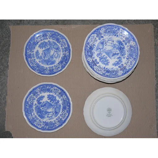 Ensemble Service À Vaisselle Villeroy & Boch Burgenland Bleu En Faîence , Années 50 Bon état reconditionné disponible sur Rakuten