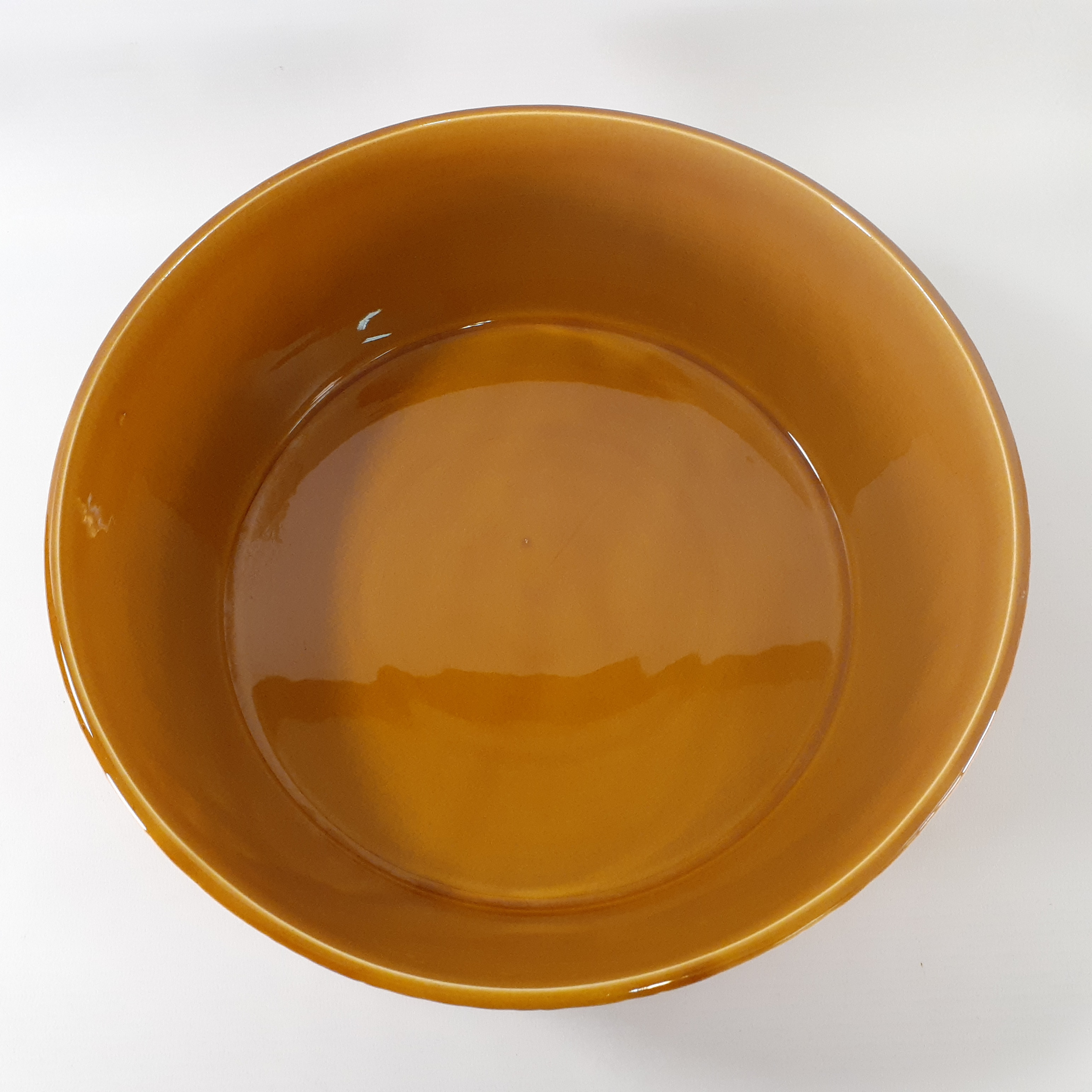Voir photo 4 de Ensemble - Un grand plat et Un chauffe plat - GIEN - Années 70 Ensemble - Un grand plat et Un chauffe plat - GIEN - Années 70 Très bon état reconditionné photo 4
