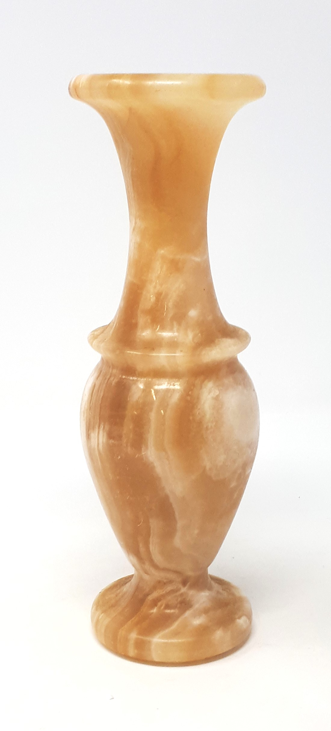 Voir photo 3 de Ensemble Vase et bougeoir marbre onyx Ensemble Vase et bougeoir marbre onyx État correct reconditionné photo 3