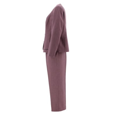 Voir photo 3 de Ensemble veste et pantalon violet - Femme - Taille 46 Ensemble veste et pantalon violet - Femme - Taille 46 Bon état reconditionné photo 3