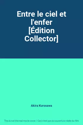 Entre le ciel et l'enfer [Édition Collector] - Akira Kurosawa Bon état Wild Side Video reconditionné disponible sur Ammareal