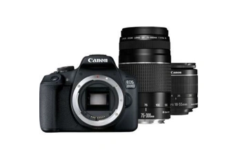 EOS 2000D+EF-S 18-55 IS II+EF 75-300 f/4-5,6 III + Sac + Carte mémoire SD 16 Go Très bon état Canon reconditionné disponible sur Darty | Dero