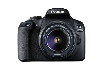 EOS 2000D + EF-S 18-55mm f/3.5-5.6 DC III Très bon état Canon reconditionné disponible sur Darty