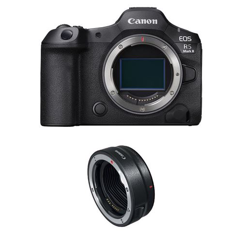 EOS R5 MARK II nu + Bague EF-EOS-R État correct N/A reconditionné disponible sur Fnac