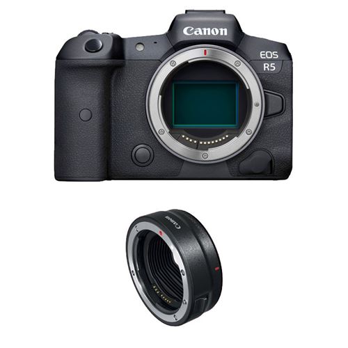 EOS R5 nu + Bague EF-EOS-R État correct N/A reconditionné disponible sur Fnac