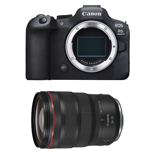 EOS R6 MARK II + RF 24-70mm f/2.8 L IS USM État correct N/A reconditionné disponible sur Fnac