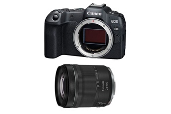 EOS R8 + RF 24-105mm f/4-7.1 IS STM Bon état Canon reconditionné disponible sur Darty