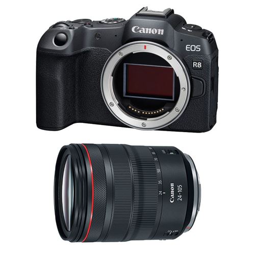 EOS R8 + RF 24-105mm f/4L IS USM État correct N/A reconditionné disponible sur Fnac