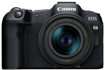 EOS R8 + RF 24-50mm F/4.5-6.3 IS STM Bon état Canon reconditionné disponible sur Darty