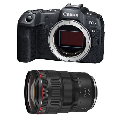 EOS R8 + RF 24-70mm f/2.8 L IS USM État correct N/A reconditionné disponible sur Fnac