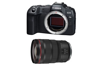EOS R8 + RF 24-70mm f/2.8 L IS USM Bon état Canon reconditionné disponible sur Darty