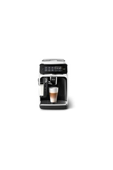 EP3243/50 - Machine a Café Automatique Expresso Séries 3200 LatteGo - 3 intensités de café - 15 bar - Blanc/laqué noir Bon état Philips reconditionné disponible sur Darty