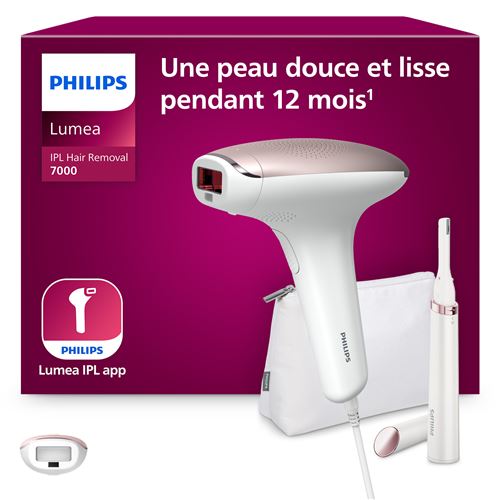 Epilateur à lumière pulsée Philips Lumea série 7000 BRI920/00 Blanc État correct Philips reconditionné disponible sur Fnac
