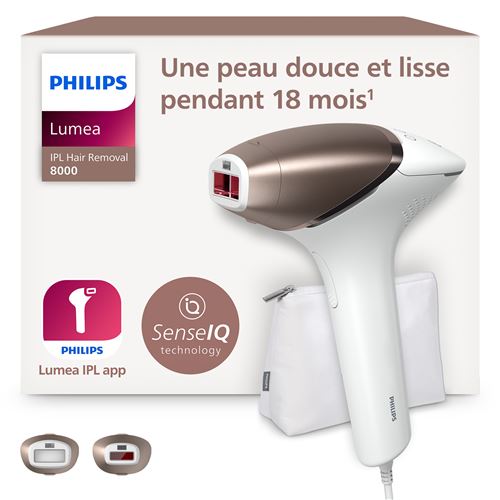 Epilateur à lumière pulsée Philips Lumea série 8000 SenseIQ BRI945 Blanc et Rose État correct - 243,99 € Epilateur à lumière pulsée Philips Lumea série 8000 SenseIQ BRI945 Blanc et Rose État correct Philips reconditionné disponible sur Fnac