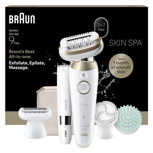Épilateur Braun Silk Épil 9 Flex SES9-481 3D Blanc État correct Braun reconditionné disponible sur Fnac