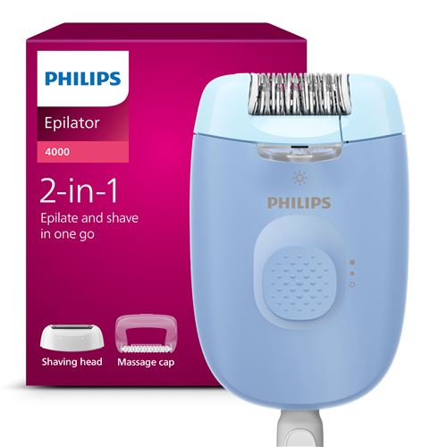 Épilateur électrique Philips BRE247/00 Bleu État correct Philips reconditionné disponible sur Fnac | Dero