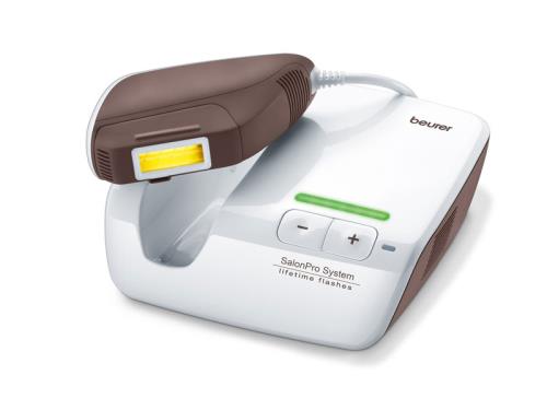 Épilateur IPL Beurer 10000+ SalonPro System Blanc et Marron État correct reconditionné disponible sur Fnac