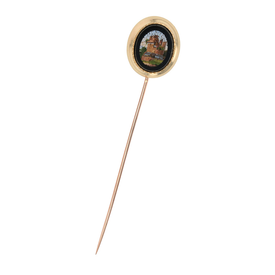 Epingle vintage onyx Parfait état - 800,00 € Epingle vintage onyx Parfait état reconditionné disponible sur Gemme Les Bijoux