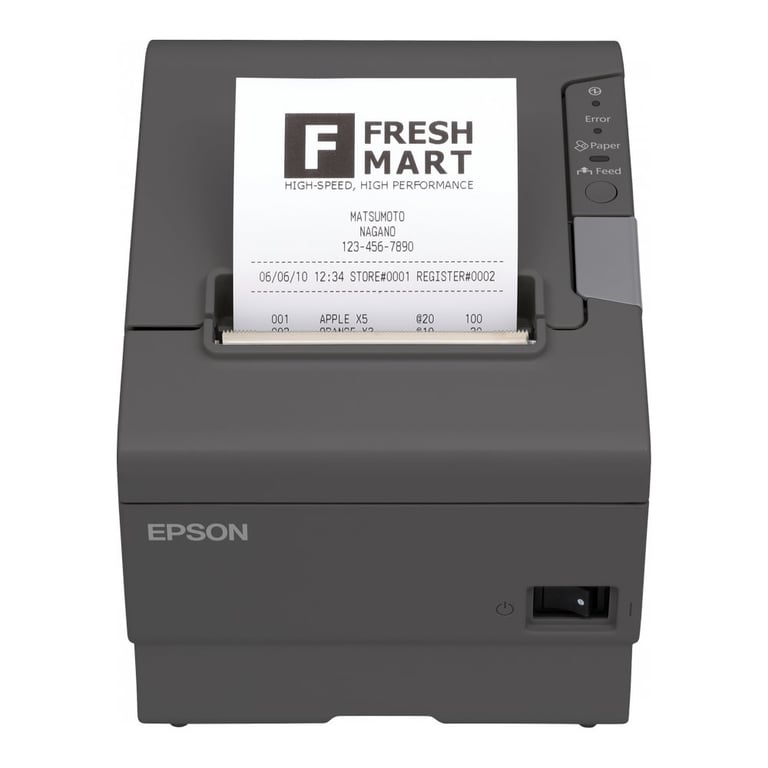 Epson TM-T88 V Noir - USB + Ethernet - Très bon état Très bon état Epson reconditionné disponible sur Pixmania