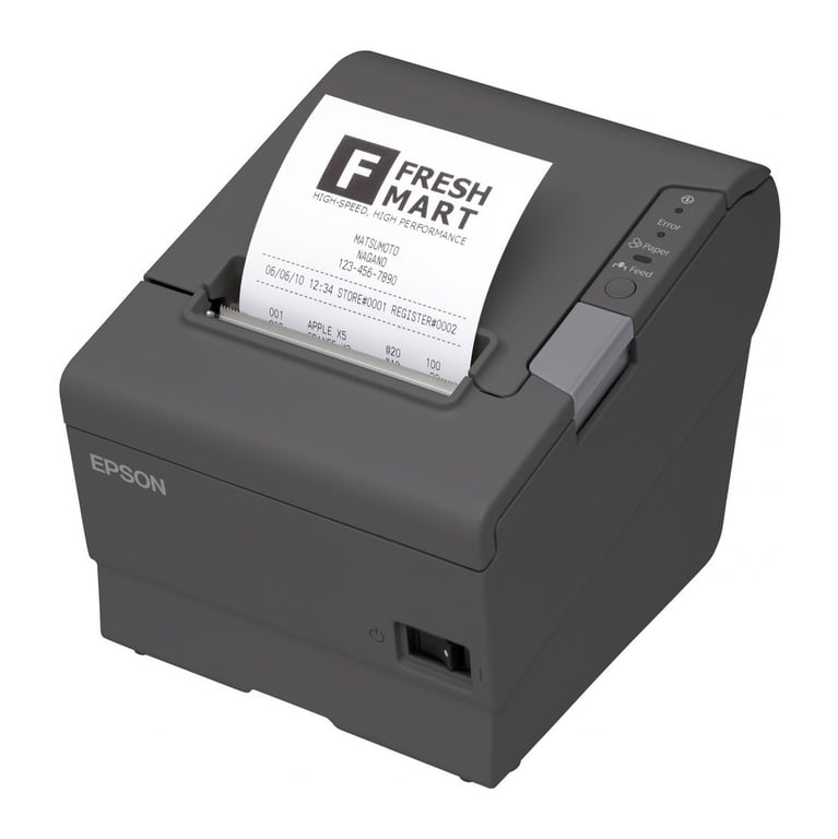 Epson TM-T88 V Noir - USB - Très bon état Très bon état - 178,99 € Epson TM-T88 V Noir - USB - Très bon état Très bon état Epson reconditionné disponible sur Pixmania