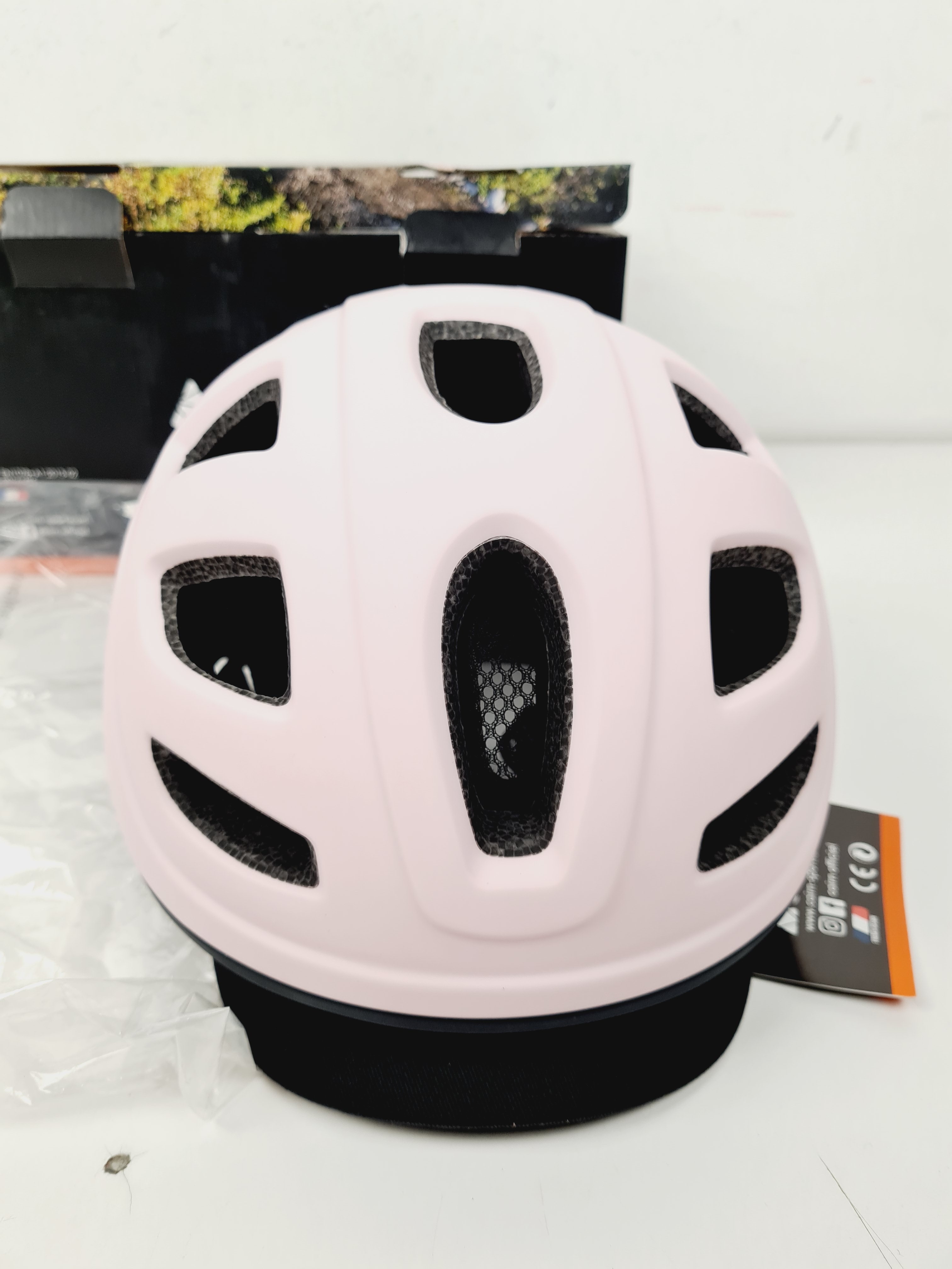 Voir photo 2 de Équipement vélo - Casque rose mat - Taille L - Cairn Équipement vélo - Casque rose mat - Taille L - Cairn Parfait état reconditionné photo 2