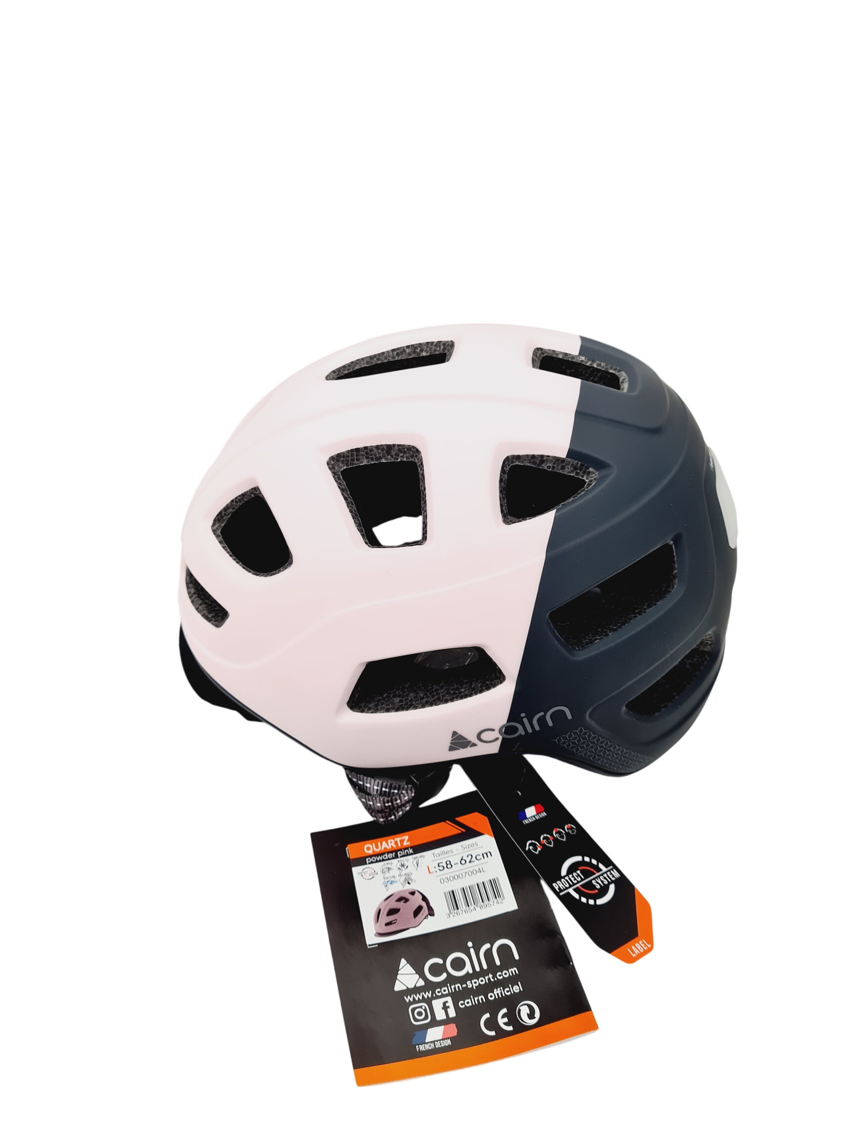 Équipement vélo - Casque rose mat - Taille L - Cairn Parfait état - 40,00 € Équipement vélo - Casque rose mat - Taille L - Cairn Parfait état reconditionné disponible sur Label Emmaüs