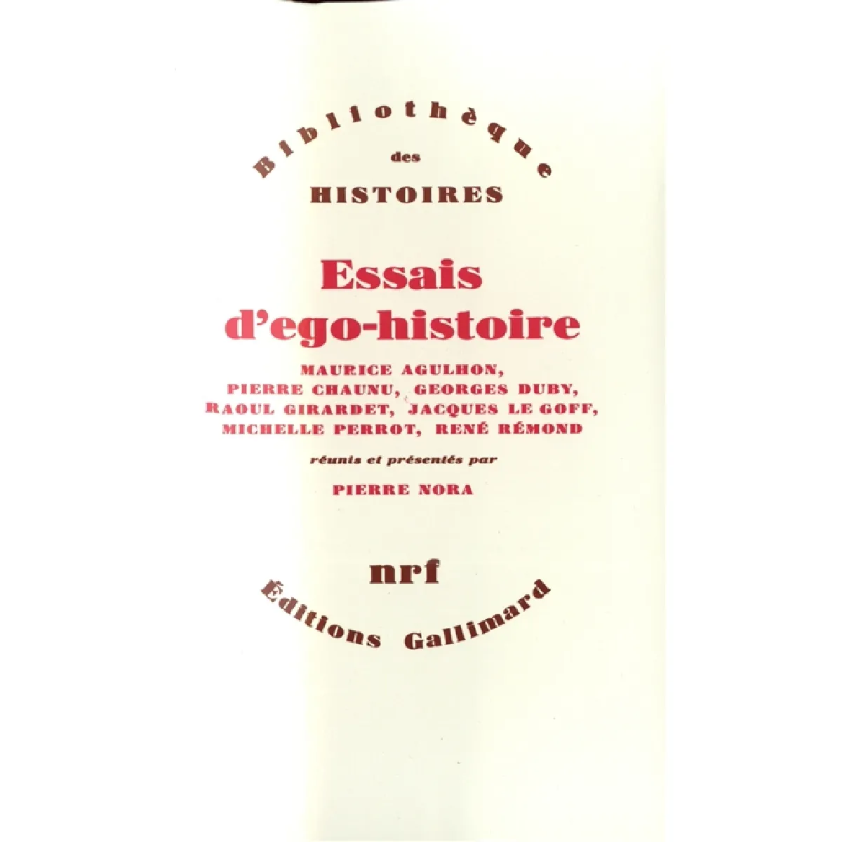 Acheter Essais d'ego-histoire État correct - 15,49 € Essais d'ego-histoire État correct N/A (Il ne s'agit pas d'une marque reconditionné disponible sur Rue du Commerce Seconde Vie