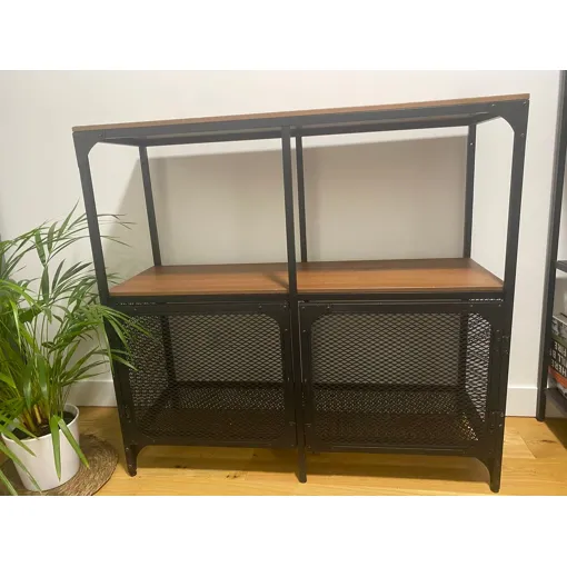 Étagère ( FJÄLLBO ), noir, 100x95 cm occasion reconditionné disponible sur Rakuten